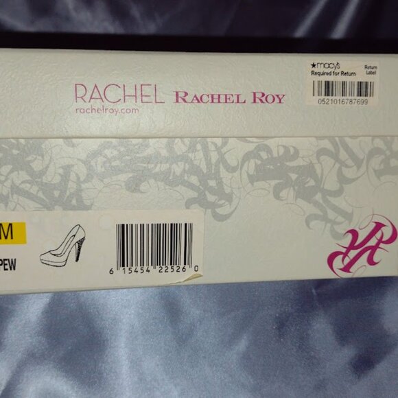 Rachel Roy Pewter Glitter High Heels - Picture 4 of 6